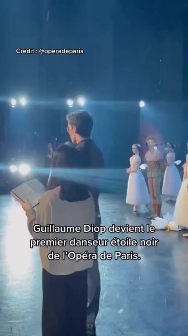 Guillaume Diop devient le premier danseur étoile noir de lOpéra de