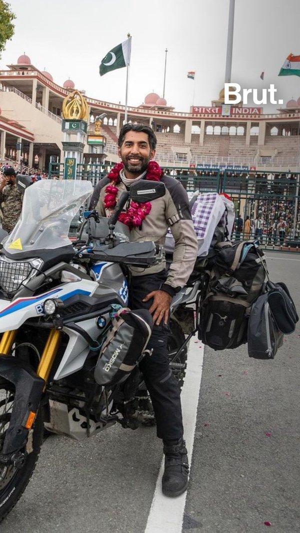 Pakistan Biker India Tour Abrar Hassan India Pakistan Rel Brut