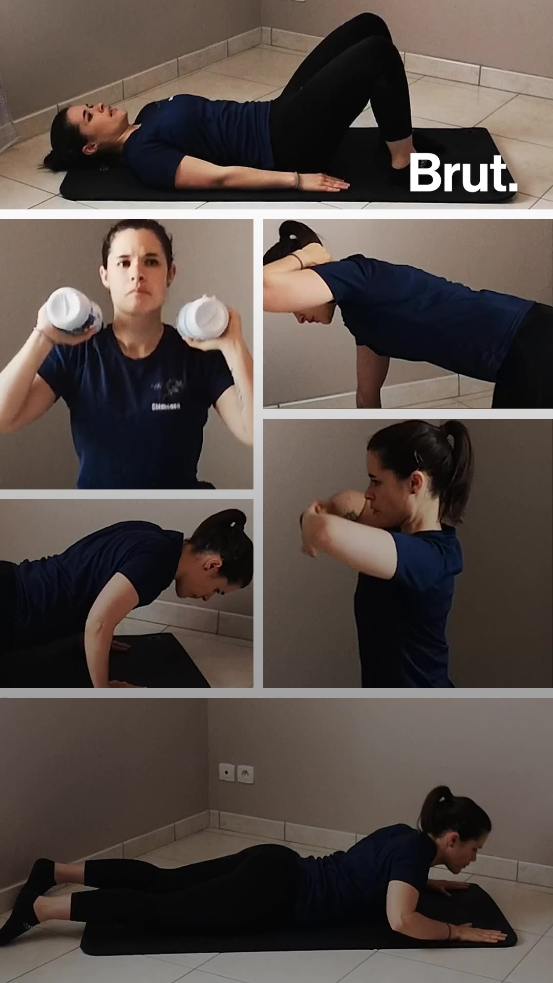 6 exercices de kiné à réaliser chez soi | Brut.