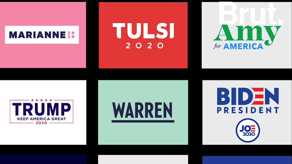 A Graphic Designer Rates 2020 Presidential Logos Brut