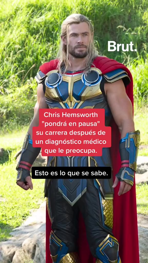 El actor Chris Hemsworth hace una pausa en su carrera al descubrir que  tiene riesgo elevado de desarrollar Alzheimer - BBC News Mundo