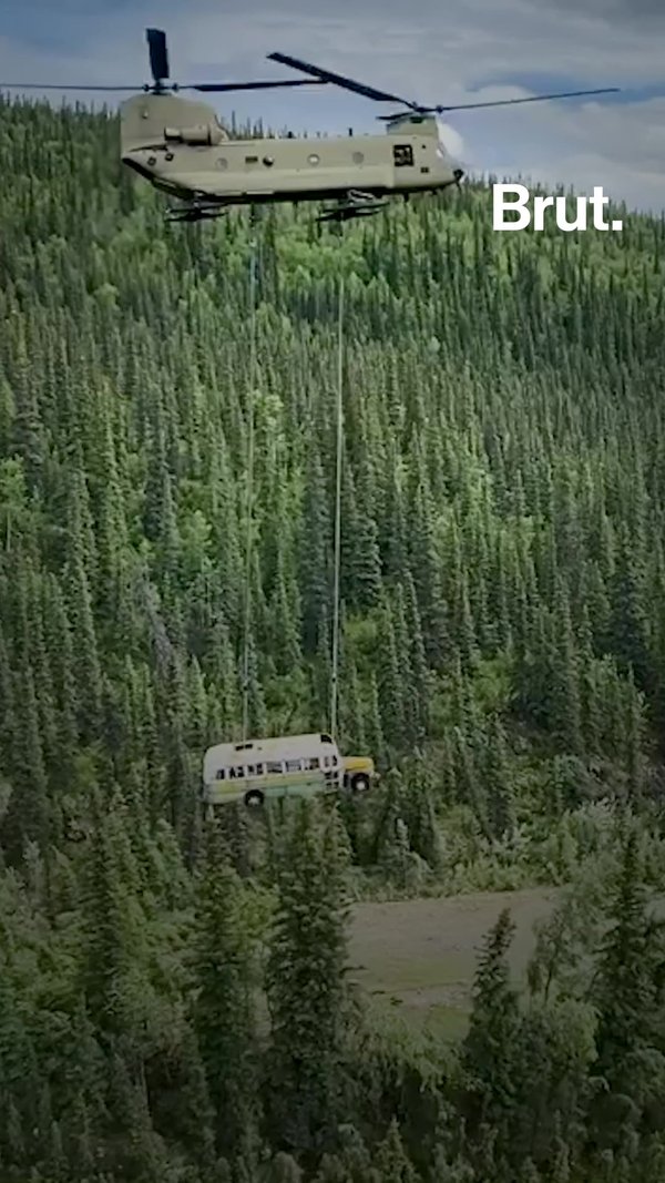 Into The Wild Bus Removed From Alaska Wilderness Brut