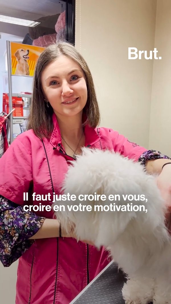 À 17 ans, elle a déjà son propre salon de toilettage