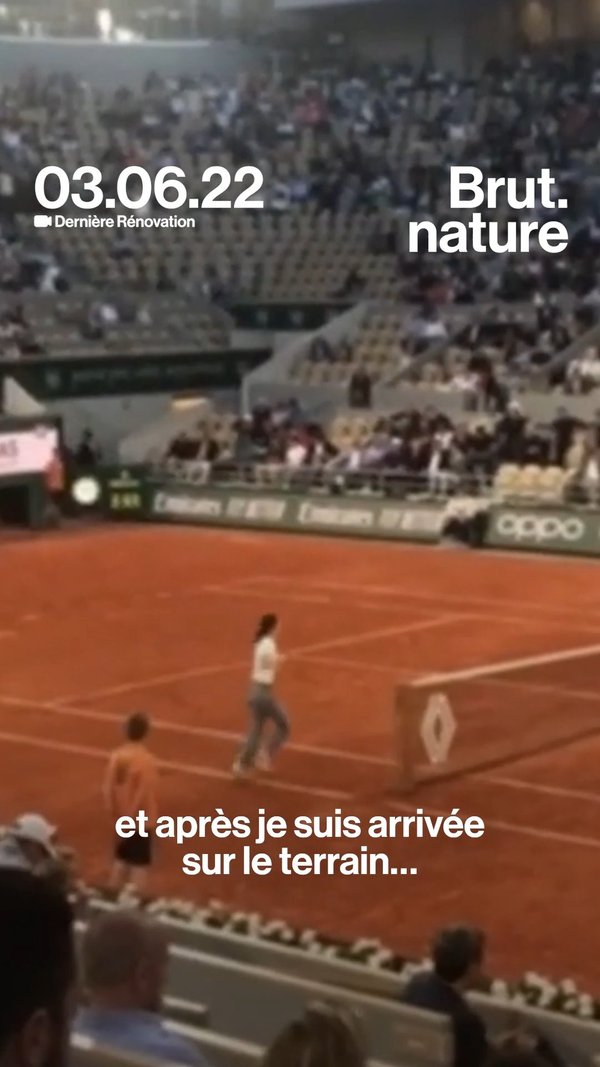 Alizé raconte son action coup de poing à Roland-Garros