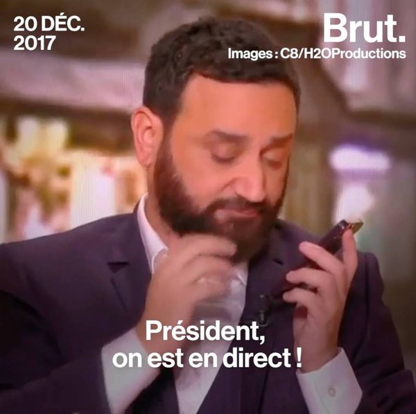 Cyril Hanouna Souhaite Un Bon Anniversaire à Emmanuel Macron | Brut.