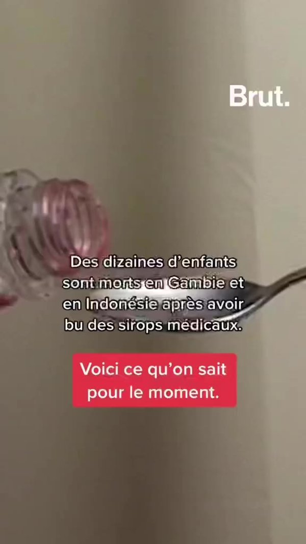 Des Dizaines D’enfants Morts Après Avoir Bu Des Sirops Médicaux | Brut.