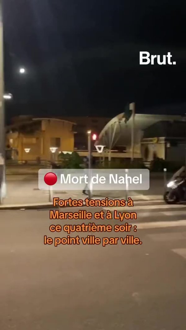 Video Mort De Nahel Vives Tensions à Marseille Et à Lyon Brut 