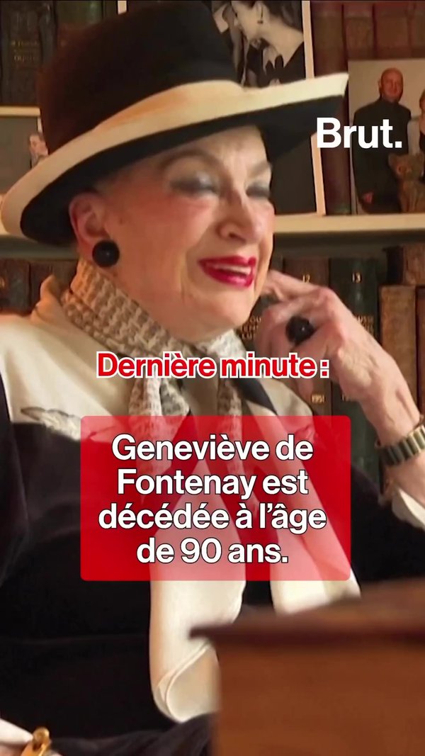 Geneviève de Fontenay est décédée à l’âge de 90 ans. | Brut.