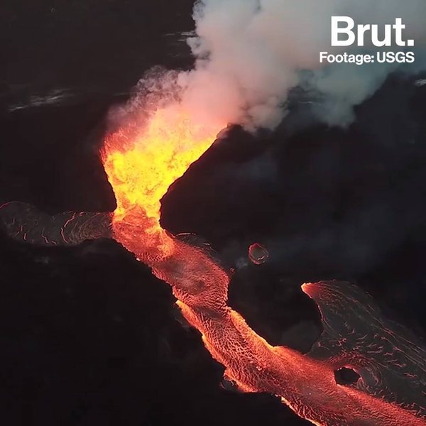 Kilauea volcano is still erupting... Brut.