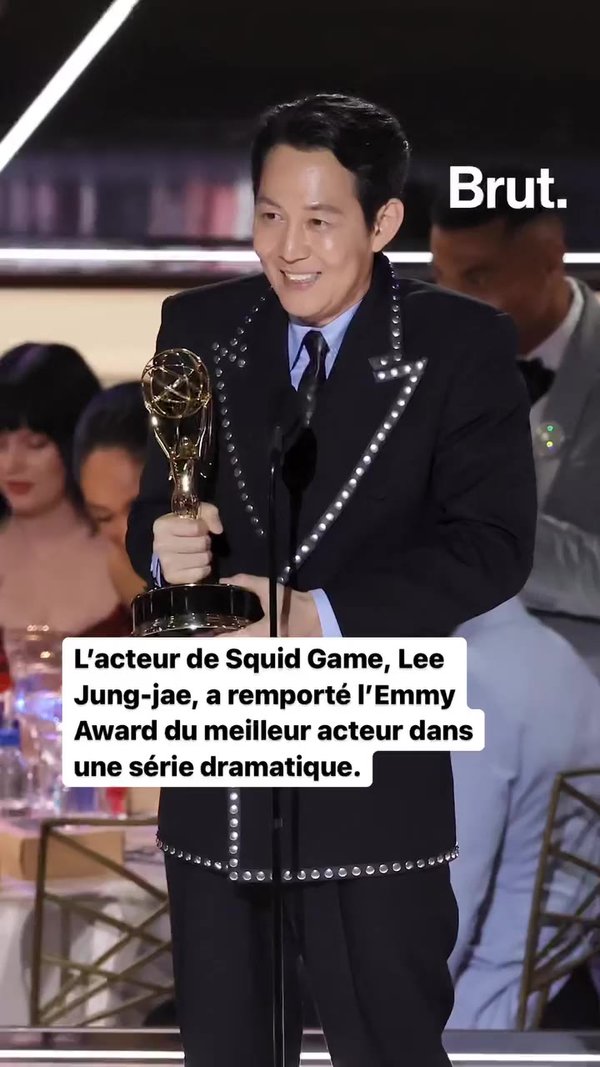 L’acteur de Squid Game, Lee Jungjae, a remporté l’Emmy Award du