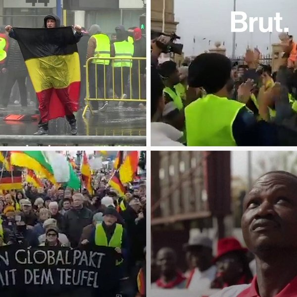 Les Gilets Jaunes Dans Le Monde