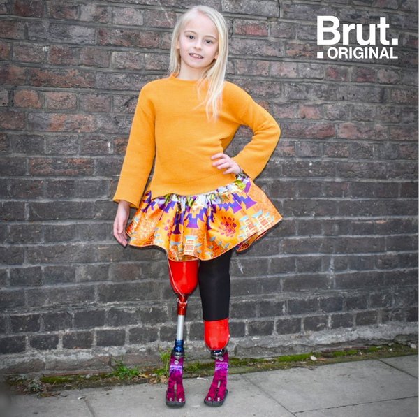 Meet The First Double-Amputee Child To Model At NYFW | Brut.