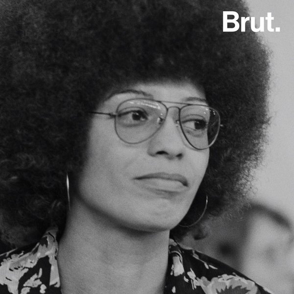 Portrait De Angela Davis Brut