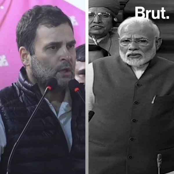 Rahul Gandhi Vs Narendra Modi In Parliament Brut Rahul Gandhi Vs Narendra Modi In Parliament Brut