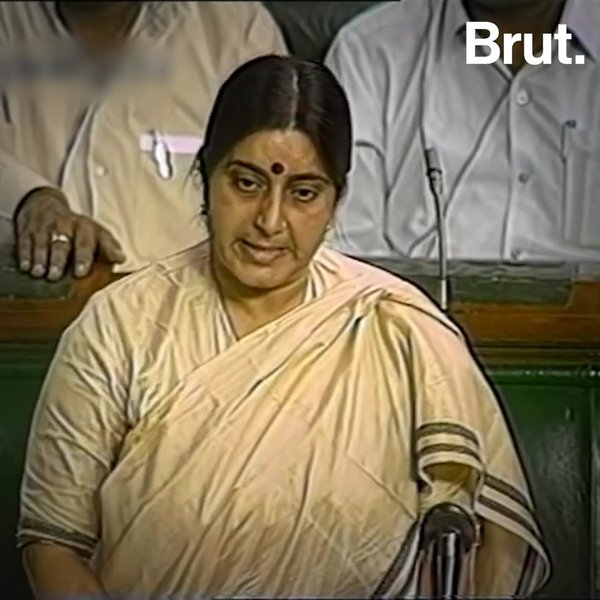 Sushma Swaraj’s Fiery Speech From 1996 | Brut.