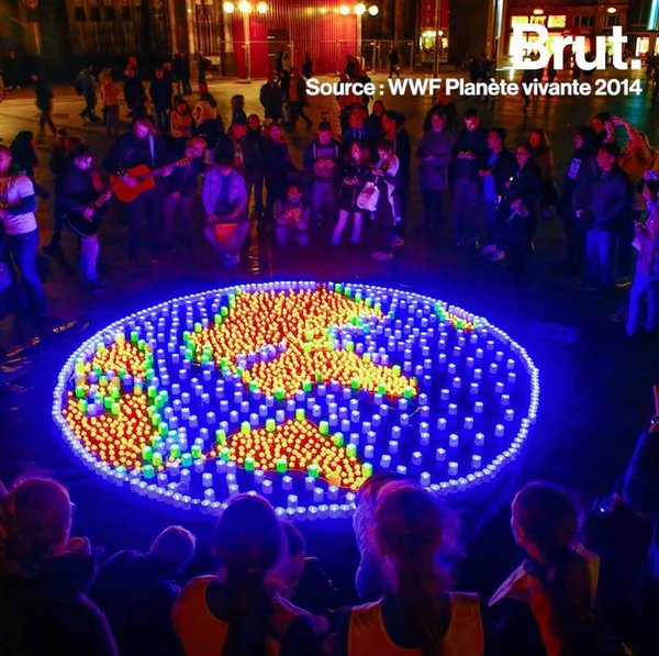 Switch your lights off for Earth Hour Brut.