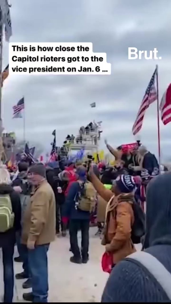 This Is How Close The Capitol Rioters Got To The Vice President On Jan ...