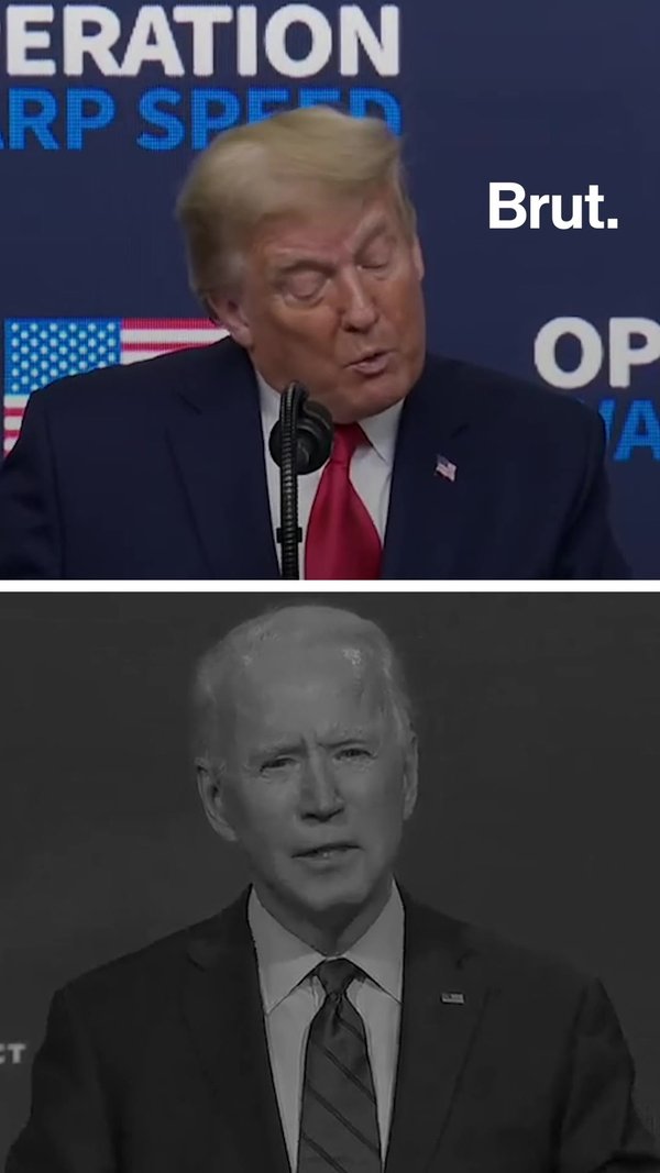 Trump vs. Biden on the second wave of Covid | Brut.