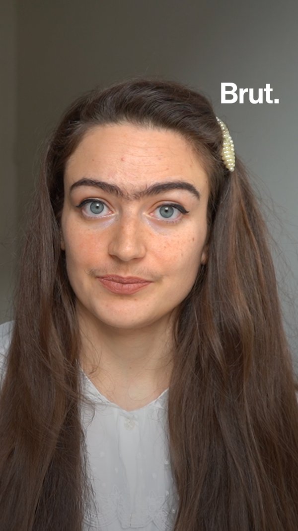 Woman with facial hair is challenging ideals of beauty Brut.